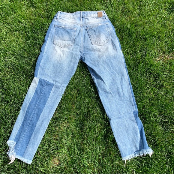 Hidden Jeans Raw Hem Distressed Patchwork Jeans - Picture 16 of 16